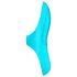 Satisfyer Teaser - doigt vibrant rechargeable étanche (turquoise)