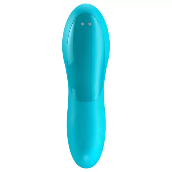Satisfyer Teaser - mini vibromasseur rechargeable et étanche pour doigt (turquoise)