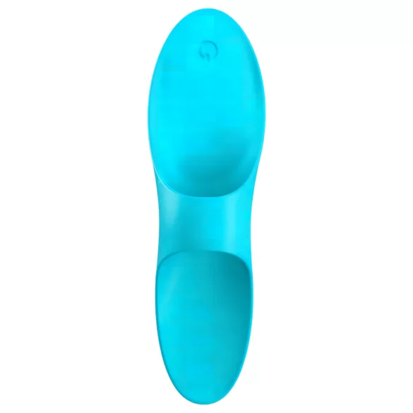 Satisfyer Teaser - mini vibromasseur rechargeable et étanche pour doigt (turquoise)