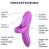 Satisfyer Bold Lover - Vibrateur à Doigt Étanche Rechargeable (Rose)
