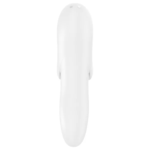 Satisfyer Bold Lover - stimulateur de doigt vibrant rechargeable étanche blanc