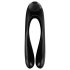 Satisfyer Candy Cane - vibromasseur étanche à double branche (noir)