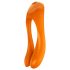 Satisfyer Candy Cane - vibromasseur étanche à deux branches (orange)