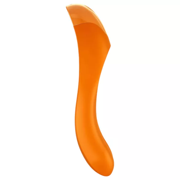 Satisfyer Candy Cane - vibromasseur double étanche rechargeable - orange