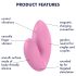 Satisfyer Love Riot - doigt vibrant waterproof, rechargeable (rose)