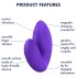 Satisfyer Love Riot - vibrateur doigt étanche violet