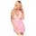 Penthouse Sweet & Spicy - ensemble en dentelle rose avec col échancré - M/L