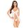 Penthouse After Sunset - babydoll et string transparents (blanc) - M/L