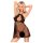 Penthouse Libido Boost - babydoll en dentelle et string (noir)