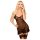 Penthouse Guilty Icon - Robe avec jarretelles et string (noir) - M/L