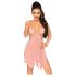 Penthouse - babydoll lingerie rose - ensemble nuisette dentelle pink - L/XL