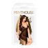 Penthouse - babydoll sexy avec roses - ensemble lingerie noire