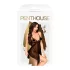 Penthouse - babydoll sexy avec roses - ensemble lingerie noire - L/XL