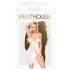 Penthouse Sweet Beast - ensemble babydoll rose (blanc) - M/L