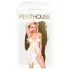 Penthouse - ensemble babydoll transparent à fleurs - blanc - L/XL