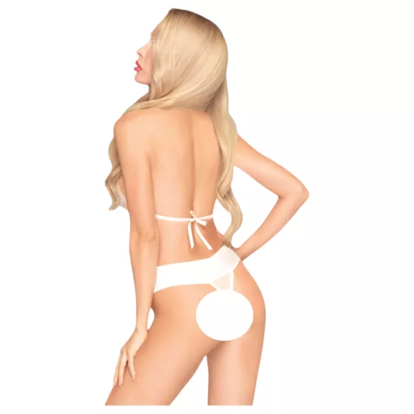 Penthouse Perfect Lover - body lingerie col tour - blanc - M/L