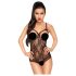 Penthouse Turned on - body en dentelle ouverte (noir) - M/L