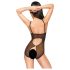 Penthouse Turned on - body en dentelle ouverte (noir) - M/L