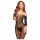 Penthouse Dreamy Diva - combinaison Carmen zigzag (noir) - XL