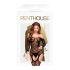 Penthouse Top-Notch - ensemble résille ouvert (noir)