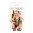 Penthouse Love Bud - ensemble résille ouvert en dentelle (noir) - XL