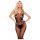 Penthouse Dirty Mind - combi résille ouvert (noir)