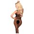 Penthouse Dirty Mind - combi résille ouvert (noir)