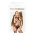 Penthouse Gangsta Babe - ensemble ouvert en résille (noir) - XL