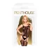 Penthouse Miss Curvy - ensemble lingerie résille dentelle - noir