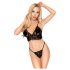 Penthouse Double Spice - ensemble soutien-gorge en dentelle (noir) - L/XL