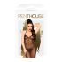 Penthouse Love on Fire - Robe longue scintillante et transparente avec string (noir) - M/L