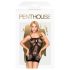 Penthouse Above & Beyond - robe filet de pêche (noire) - XL
