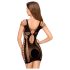 Penthouse Juicy Poison - Robe courte à bretelles (noire)