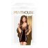 Penthouse Juicy Poison - Robe courte à bretelles (noire)