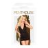 Penthouse Earth-shaker - Robe et string tour de cou (noir)