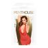Penthouse Heart Rob - Robe dos nu et tanga (rouge)