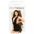 Penthouse - robe col tour de cou avec string - noir - M/L
