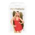 Penthouse Récit Nocturne - nuisette & string (rouge) - L/XL