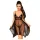 Penthouse - Robe lingerie en dentelle avec string - noir - L/XL