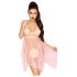 Penthouse Naughty Doll - robe dentelle et string (rose)