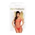 Penthouse - Combinaison résille ouverte - rouge