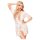 Penthouse Sweet Retreat - déshabillé en dentelle et string (blanc) - XL
