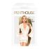 Penthouse Sweet Retreat - déshabillé en dentelle et string (blanc) - XL