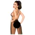 Penthouse Best Forplay - body en dentelle avec voile en tulle - noir