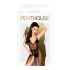 Penthouse Best Forplay - Body en Dentelle avec Écharpe en Tulle (Noir)