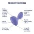 Satisfyer Sweet Seal - vibromasseur anal intelligent (violet)