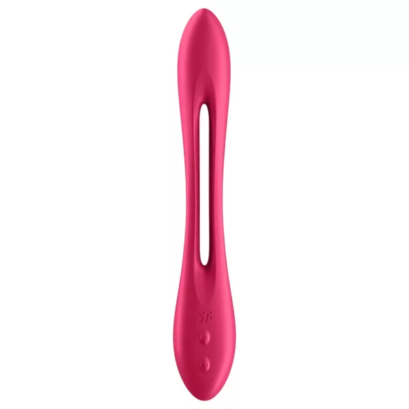 Satisfyer - vibromasseur couple flexible rechargeable - silicone rouge