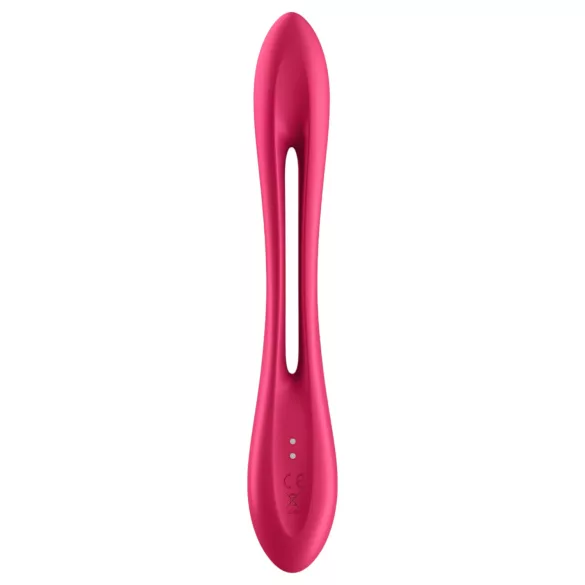 Satisfyer - vibromasseur couple flexible rechargeable - silicone rouge