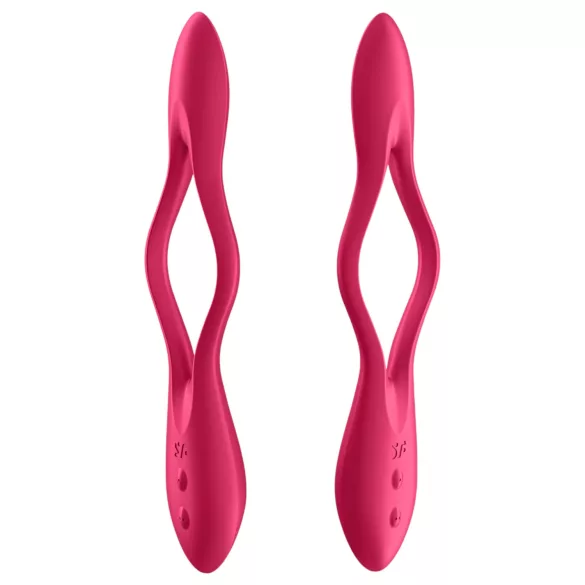 Satisfyer - vibromasseur couple flexible rechargeable - silicone rouge