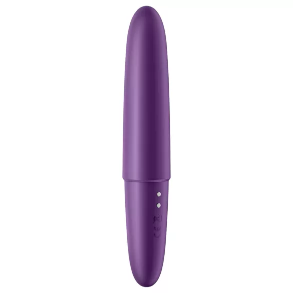 Satisfyer - mini vibromasseur puissant rechargeable étanche - violet